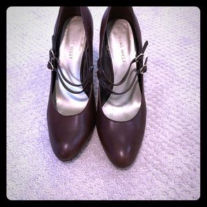 Nine West strappy heels